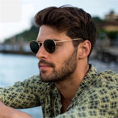 vintage round sunglasses men